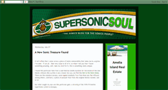 Desktop Screenshot of blog.supersonicsoul.com
